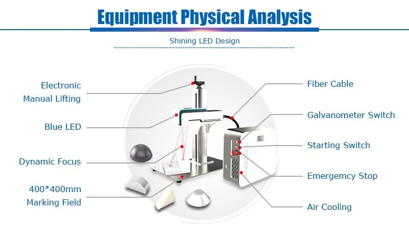 MRJ-Laser 3D focus fiber laser mrking machine