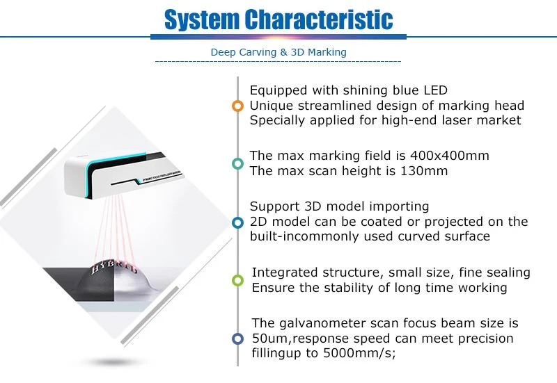 MRJ-Laser 3D focus marking machine advbantages