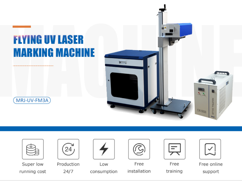 Flying UV laser marking machine Flying UV laser marking machine