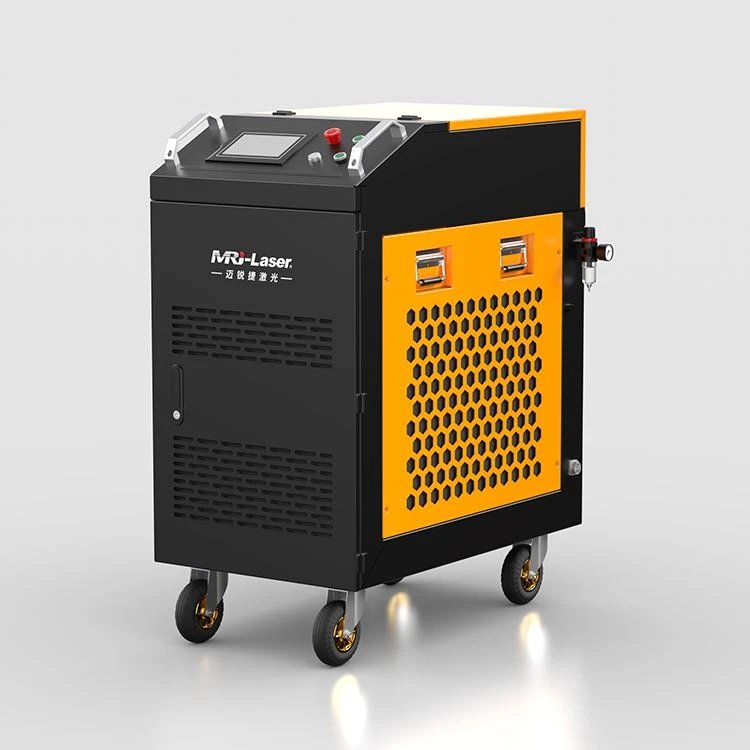 Macchina per la pulizia laser a impulsi Raycus Laser da 500 Watt per il trattamento industriale delle superfici metalliche