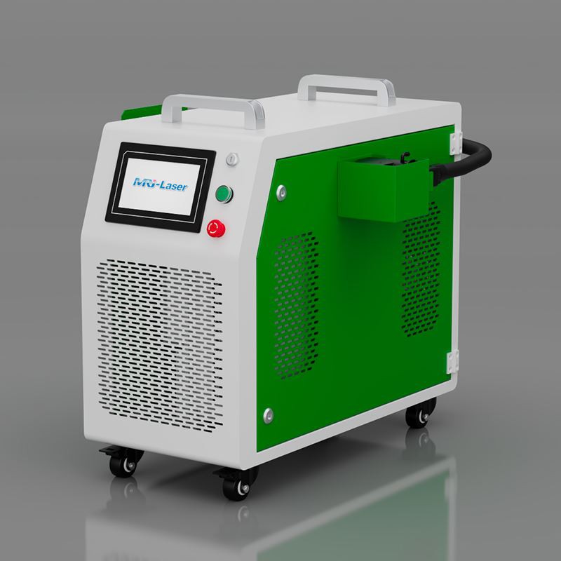 Fornitura di fabbrica Macchina per la pulizia laser di tipo compatto da 1200 Watt per la rimozione della ruggine dell'acciaio
