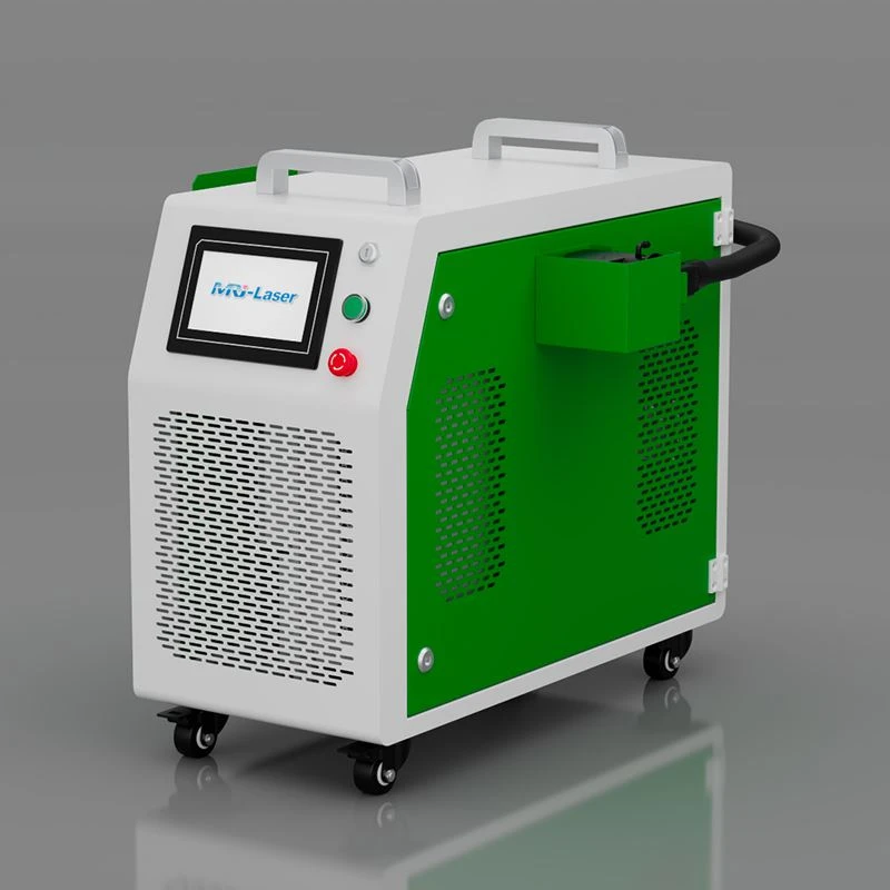 Tipo di valigia di dimensioni portatili Macchina per la pulizia laser a onda continua da 1200 Watt per la rimozione della ruggine