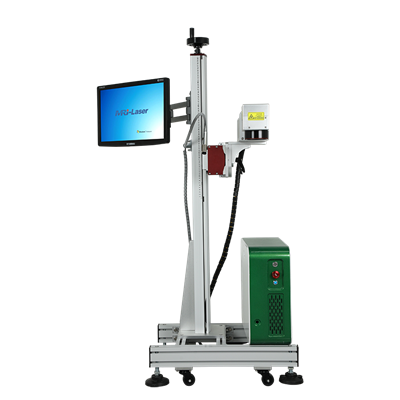 Soluzione automatica Volante Macchina per marcatura laser a fibra da 50 W per la fabbrica di mozzi ruota di ricambi auto