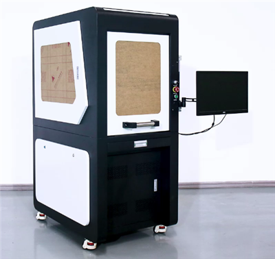 Macchina per marcatura laser a fibra MOPA modello JPT 30W completamente chiuso