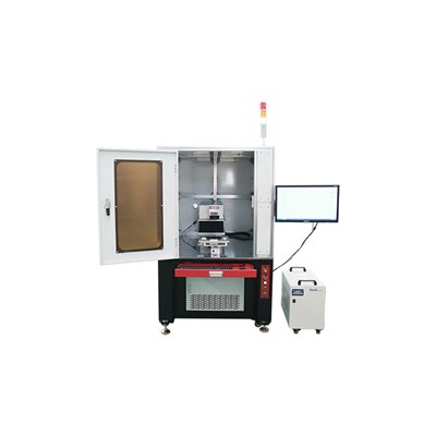 Nuova macchina per marcatura laser UV chiusa da 25 W per la marcatura di wafer