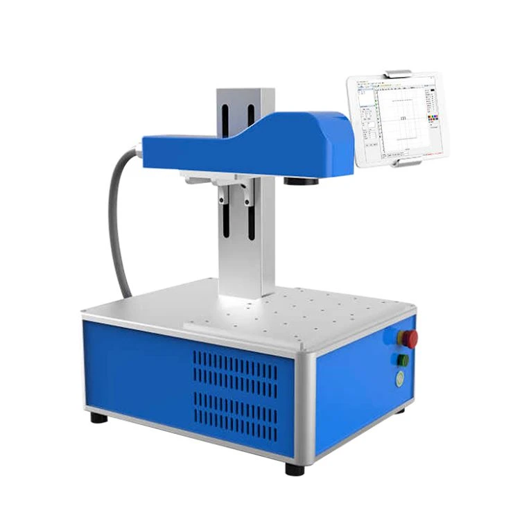 Nuovo indicatore laser a fibra integrata da 20W su metallo in vendita