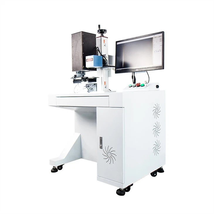 Marcatore laser a fibra con posizione visiva