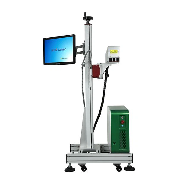Marcatura della linea di produzione di macchine per marcatura laser a fibra da 30 W 50 W